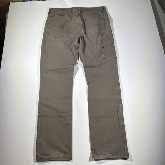 Stio Rivet Canvas Utility Pant Mens 33x32 Double Knee Organic Cotton - Picture 6 of 11